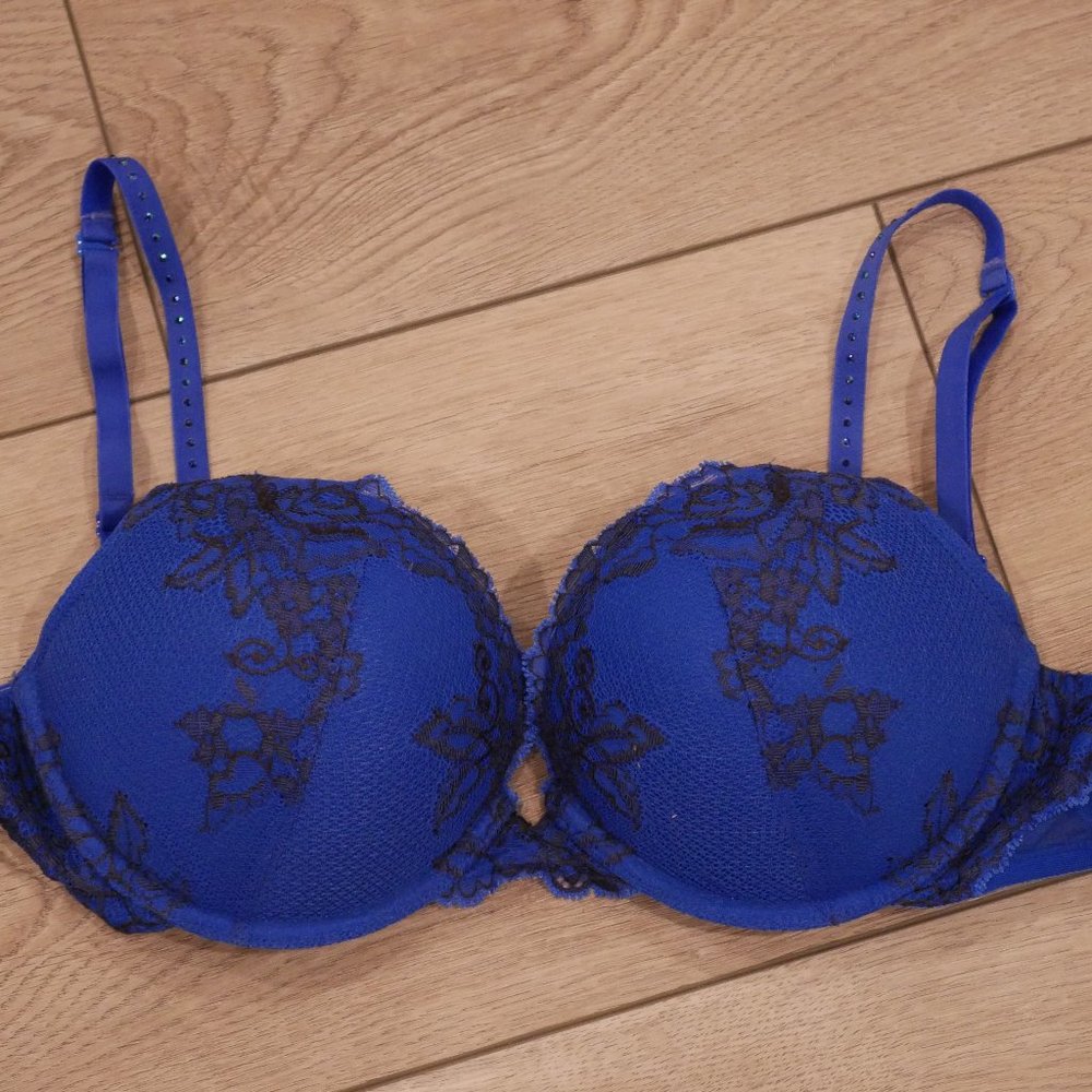 La Senza Push Up Bra - 36B Electric Blue